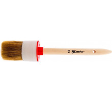Кисть круглая MATRIX №14 (50 мм), натуральная щетина, деревянная ручка/ 82084