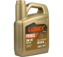 Масло моторное Lubex PRIMUS C3-LA 5W30 4 л. синтетическое L034-1296-0404