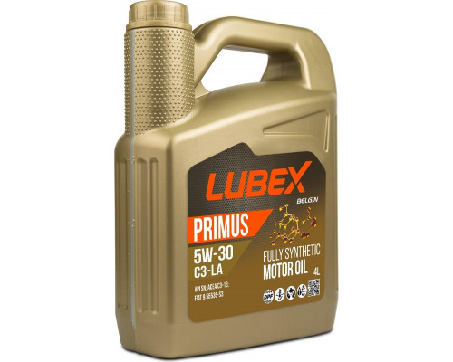 Масло моторное Lubex PRIMUS C3-LA 5W30 4 л. синтетическое L034-1296-0404