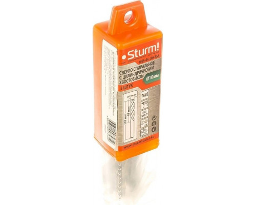 Сверло по металлу Sturm 1055-04-10S-SS5 10х133 мм, 5 шт.