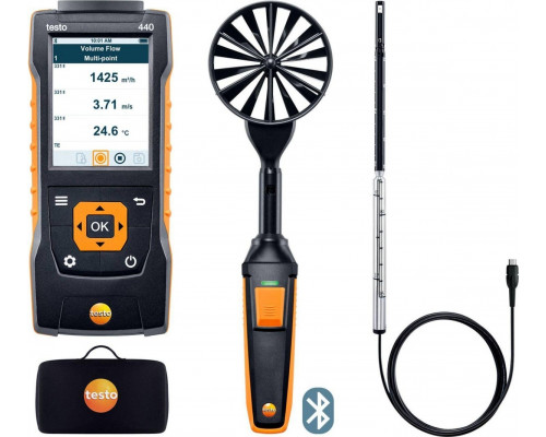 Комплект для вентиляции № 1 с Bluetooth Testo 440 (0563 4406)