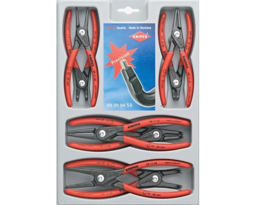 Набор съемников стопорных колец KNIPEX 8 предметов 002004SB