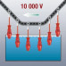Отвертка диэлектрическая WERA Kraftform Classic VDE 1000 V 1765i PZ 2 х 100 мм WE-031261 WE-031261