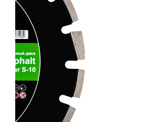 Алмазный диск для резки асфальта D.BOR Asphalt Laser S-10 500х30/25,4 мм D-AL-S-10-0500-030