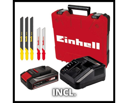 Лобзик аккумуляторный EINHELL TC-JS 18 Li (1x2,5 Ah) 4321228