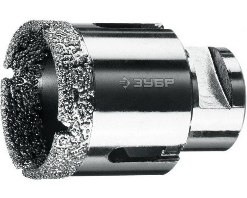 Алмазная коронка для сухого сверления ЗУБР d=45 х 35, M14 Профессионал 29865-45