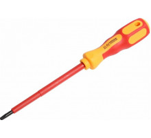 Отвертка шлицевая REXANT SL4х100 мм диэлектрическая до 1000В 12-4712