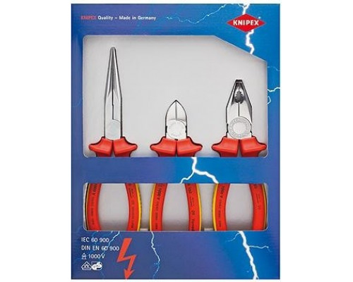 Набор диэлектрического инструмента KNIPEX 002012 1000 V, 3 предмета KN-002012