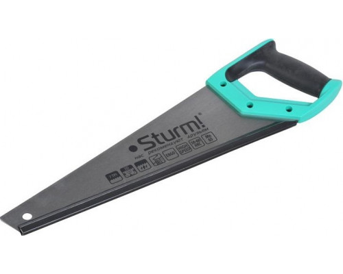 Ножовка по дереву Sturm 1060-53-500 500мм, 7tpi, 3d зуб