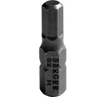 Бита для заворачивания BERGER BG2378 HEX5x25мм, 2 шт., S2