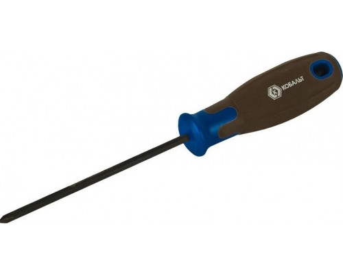 Отвертка крестовая Кобальт 912-083 polywood ph-1х100 мм cr-v, древесно-полимерная рук