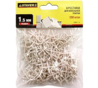 Крестики для плитки STAYER MASTER 1,5мм 200шт 3380-1,5