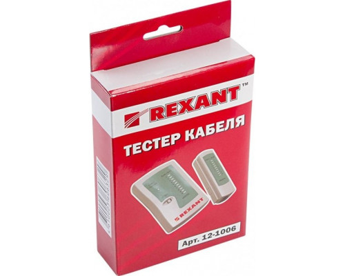 Тестер кабельный REXANT RX-468 rj-45+rj-11 12-1006