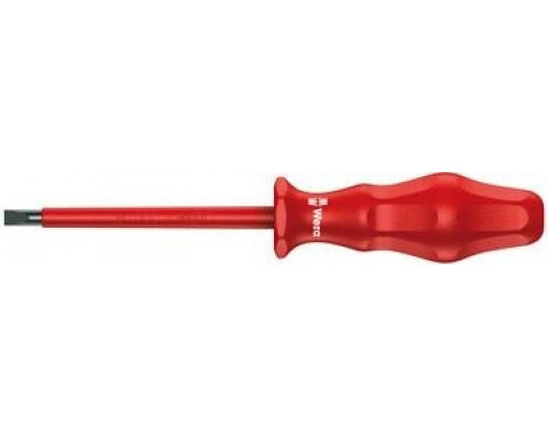 Отвертка шлицевая диэлектрическая WERA Kraftform Classic VDE 1000 V 1760i 1.6 x 8.0 x 200 мм WE-031245 WE-031245