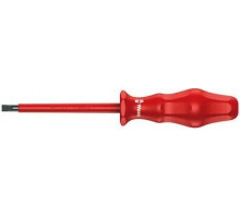 Отвертка шлицевая диэлектрическая WERA Kraftform Classic VDE 1000 V 1760i 0.8 x 4.0 x 100 мм WE-031242 WE-031242