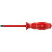 Отвертка шлицевая диэлектрическая WERA Kraftform Classic VDE 1000 V 1760i 0.8 x 4.0 x 100 мм WE-031242 WE-031242