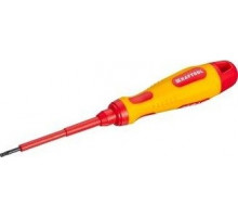 Отвертка шлицевая диэлектрическая KRAFTOOL X-Drive ELECTRO VDE 1000 V 6.5 х 150 мм 250083-6.5-150 250083-6.5-150