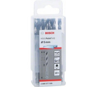 Сверло по металлу BOSCH 5,0 х 52/91 мм, HSS PointTeQ с шестигранным хвостовиком (10шт.) 2608577545