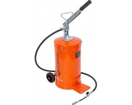 Нагнетатель смазки Petropump PP210014 ручной 16 кг с тележкой, 150 бар, эконом