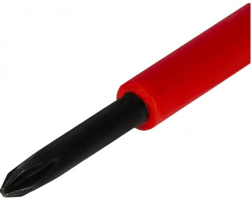 Отвертка крестовая диэлектрическая Кобальт 646-485 ultra grip ph-0х60 мм cr-v, двухкомпонентная рукоя