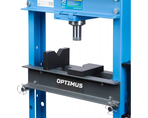 Пресс гидравлический Optimus OPT-220F гаражный 20 т с ручным и ножным приводом