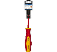Отвертка крестовая диэлектрическая Кобальт 646-485 ultra grip ph-0х60 мм cr-v, двухкомпонентная рукоя