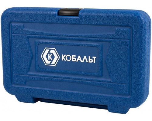 Набор комбинированных ключей Кобальт 020108-07 трещоточных в кейсе