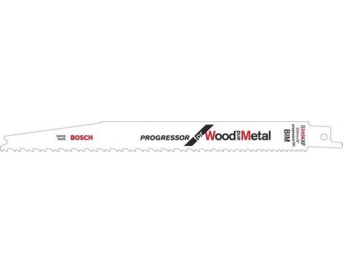 Полотна для сабельных пил BOSCH S3456XF (уп.2шт) Progressor for Wood and Metal 2608654405