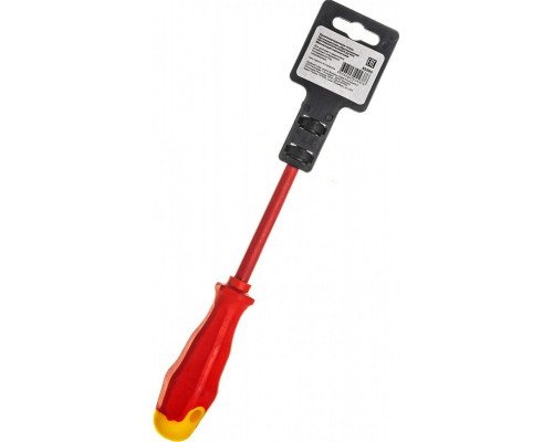 Отвертка диэлектрическая шлицевая Biber 85593 SL 5,5х125мм тов-079502