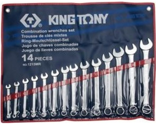 Набор ключей комбинированных KING TONY 1215MR, 14 предметов
