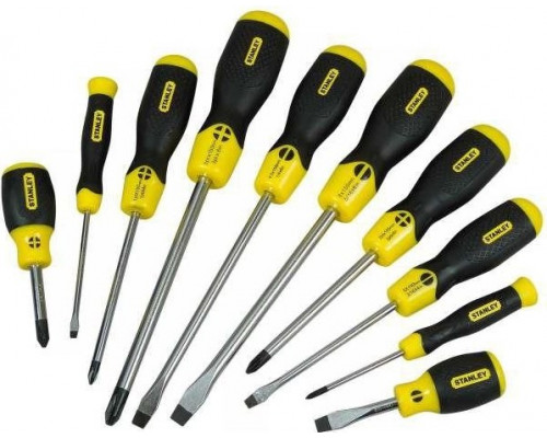 Набор отверток STANLEY CUSHION GRIP 2-65-005 10 штук 2-65-005