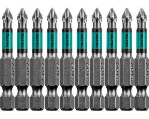 Бита для заворачивания KRAFTOOL Optimum Line PH1 50 мм, 10 шт. 26122-1-50-10