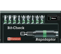 Набор бит WERA 8700-9 PH/BTZ Rapidaptor® Bit-Check® WE-135957 WE-135957