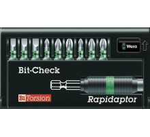 Набор бит WERA 8700-9 PH/BTZ Rapidaptor® Bit-Check® WE-135957 WE-135957