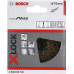 Щетка обдирочная для УШМ BOSCH чашеобразная D-75 мм X-LOCK латунь 2608620730
