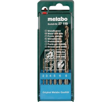 Набор сверл по металлу METABO HSS-Co 6 шт. (2-8 мм) 627119000 627119000