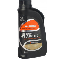 Масло для 4-тактных бензиновых двигателей PATRIOT G-Motion SAE 5W30 4Т ARCTIC полусинт. 1 л 850030100