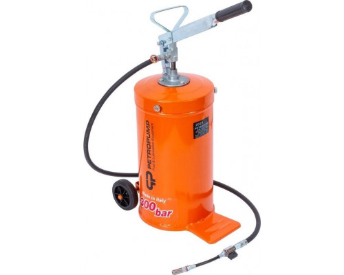 Нагнетатель смазки Petropump PP210010 ручной 16 кг с тележкой, 300 бар
