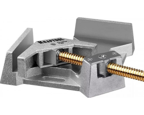 Струбцина для сварки KRAFTOOL EXTREM C90 экстрамощная стальная угловая 32201