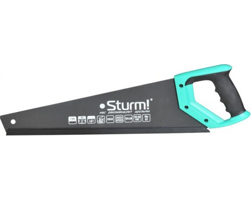Ножовка по дереву Sturm 1060-62-450 450мм, тефлоновое покрытие, 7tpi, 3d зуб