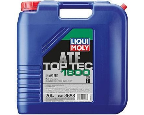 Масло трансмиссионное LIQUI MOLY Top Tec ATF 1800 для АКПП 20 л 3688 3688