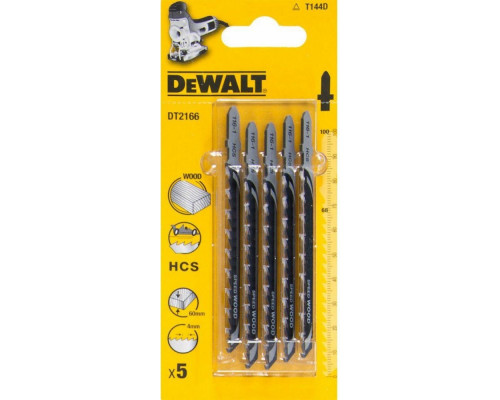 Пилки по дереву DeWALT HCS T144D 100х68х60 мм (5шт) DT2166 DT2166-QZ