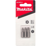 Бита для заворачивания MAKITA B-24511 PH0/PH2/PH3, 25 мм, C-form, 3 шт.