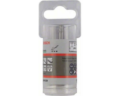 Сверло алмазное BOSCH Dry Speed 6 M14 для ушм м14 2608599039