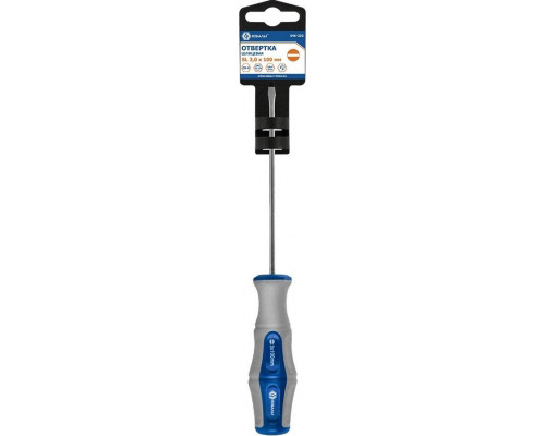 Отвертка шлицевая Кобальт 646-232 ultra grip sl 3,0х100 мм cr-v, двухкомпонентная ру