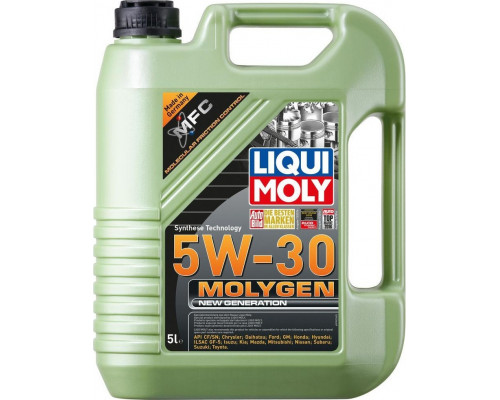 Масло моторное LIQUI MOLY SAE 5W30 Molygen New Generation 5 л 9043/9952 9952A