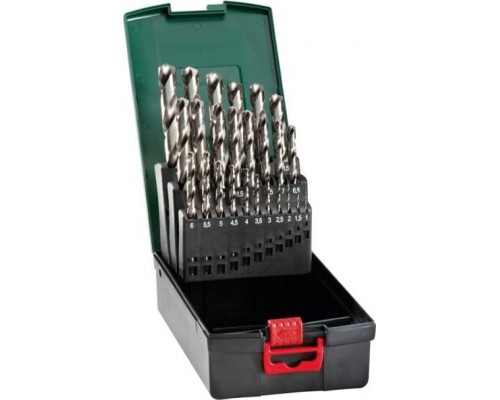Набор сверл по металлу METABO HSS-G 25 шт. (1-13 мм) 627098000 627098000