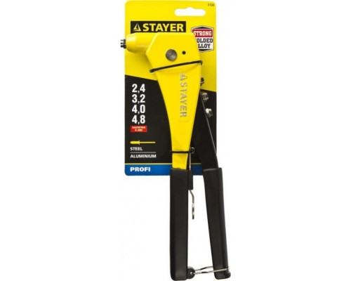 Клепальник STAYER RX600 profix 3104, литой корпус, для d=2,4-4,8 мм-алюмин 3104_z01