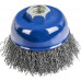 Щетка для УШМ ПРАКТИКА 75 мм М14 чашеобразная, мягкая 032-430