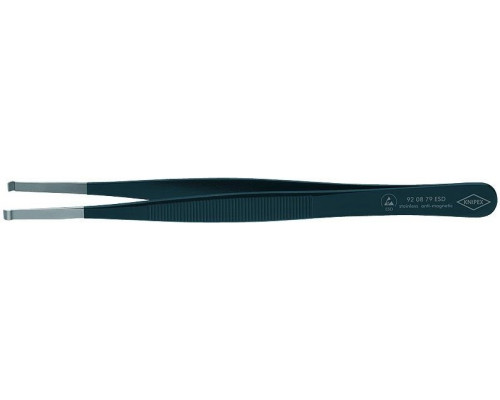 Пинцет KNIPEX 920879 ESD 122 мм позиционный, нержавеющая сталь